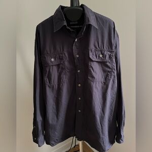 DAKOTA Men's Navy Button Down Shirt